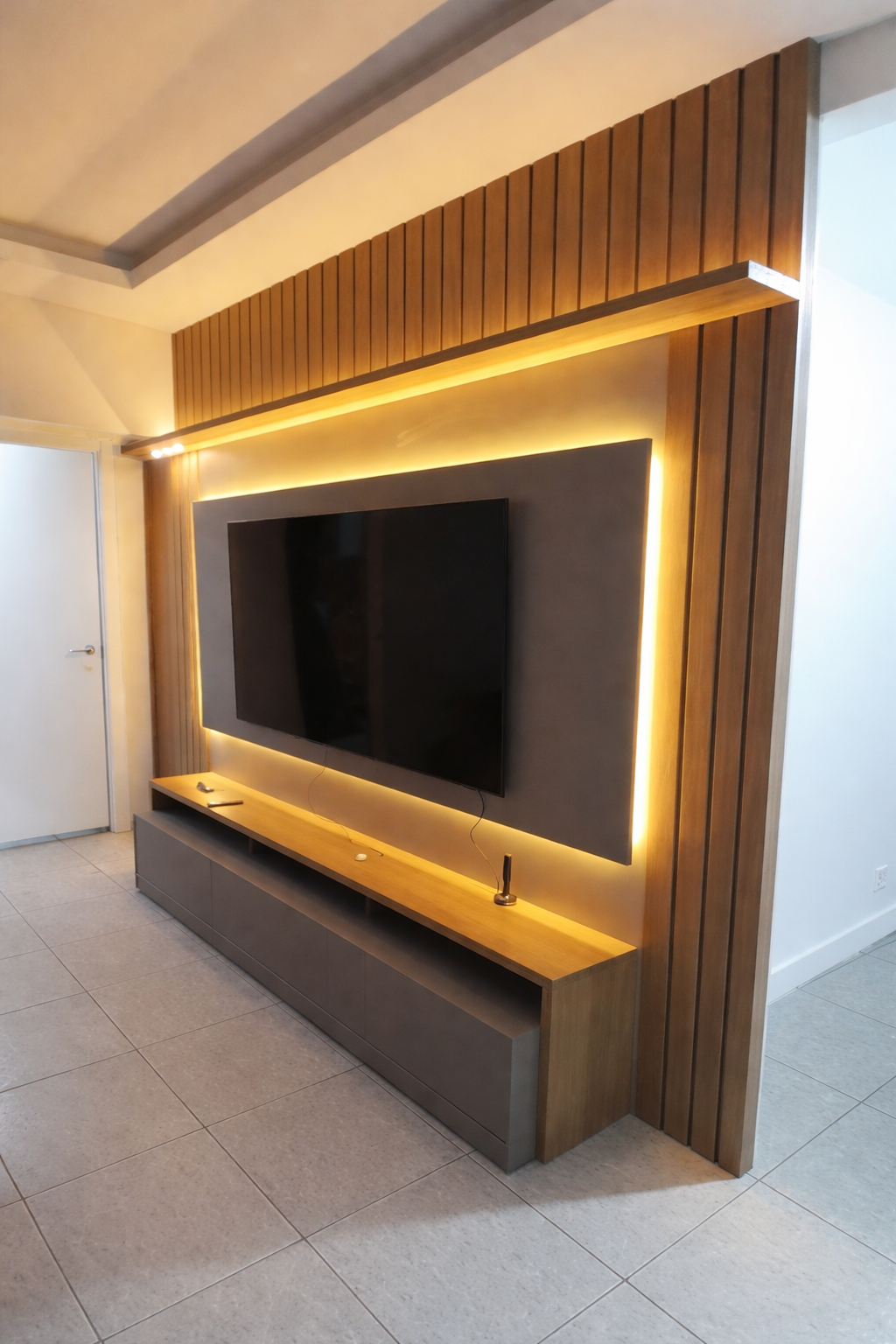 Painel de sala planejado