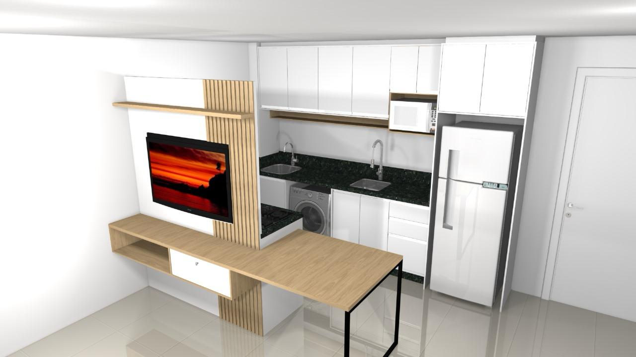 Projeto renderizado em 3D